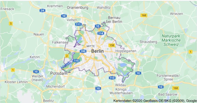 Berlin, Winter, Umrundung